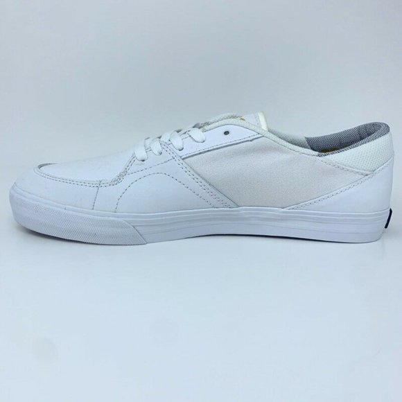 Supra Mens Melrose Skate Shoes White 08061-112 New - Picture 4 of 12